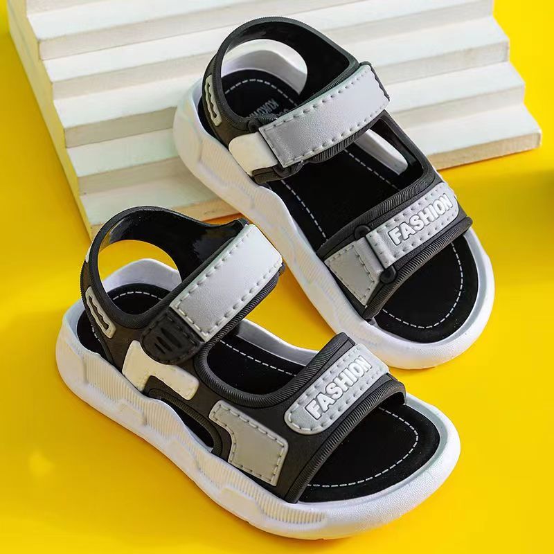 SXCHEN Kids Shoes Unisex Sandals Non-slip Soft Bottom Boy in Big Children's Children's Shoes Baby Beach Shoes Sandals Durable Rhinestone Hiking Outdoor Jogging Girls Shoes Flat Casual Boys