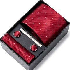 5-Piece Men's Neckties Suit tie Solid Business Man tie gift Box Pocket Towel Cufflinks Neckties Wide Tie Sets Men Neckties Handkerchiefs Cufflinks Box Gift Polyester Silk Handmade  HB61 146cm*7.5cm*3.