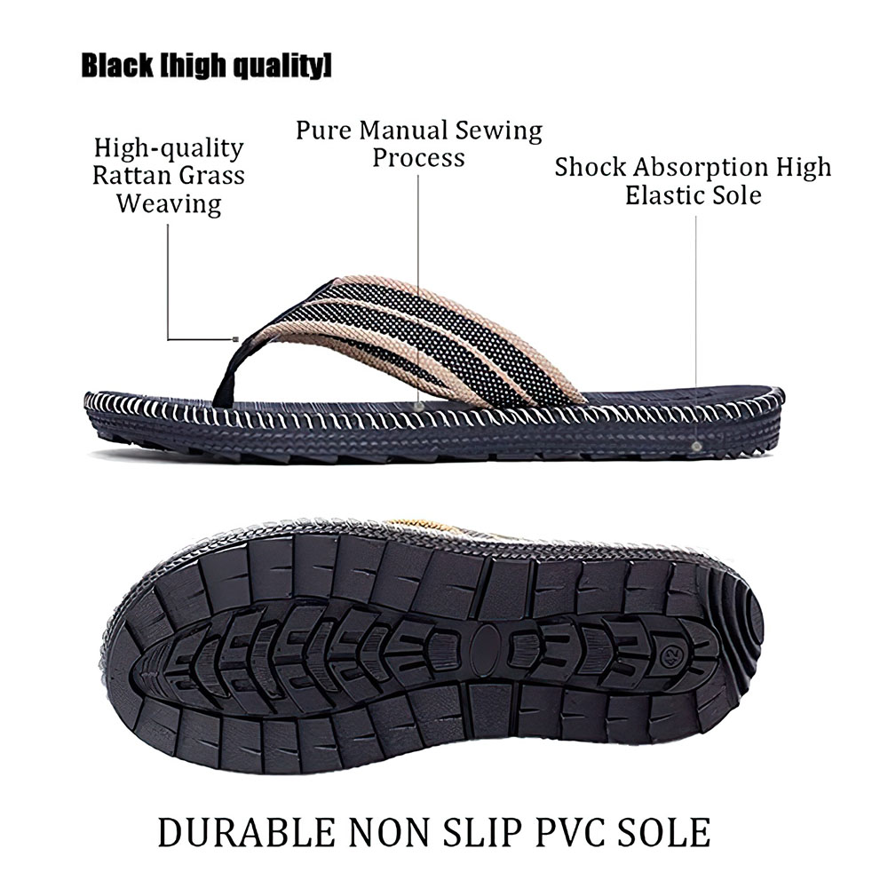 SXCHEN New Men's Shoes Light Flip Flops Boy Summer Slippers High Quality Beach Sandals Durable Fashion Man Non-Slip Slippers Casual Unisex Air Force Shoe Rack  Ladies Men and Women Dad Gift Casual