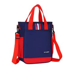 SXCHEN Primary School Supplementary Bag Fund Training Class Training Institution Gift Messenger Bag Handbag Shoulder Bag Crossbody Bags Easy To Clean High Quality Kids School Bag D Red