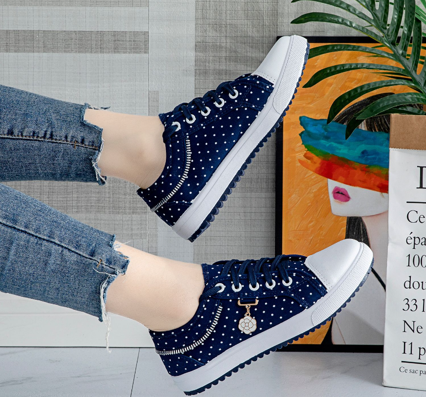 SXCHEN New Women's Shoes Flats Canvas Shoes Ladies Hollow Out Denim Mesh Shoes Flat Bottom Casual Shoes Breathable Cloth Shoes Student Mesh Shoes Canvas Shoes Girl Office Mom Holiday Gift 38,Blue