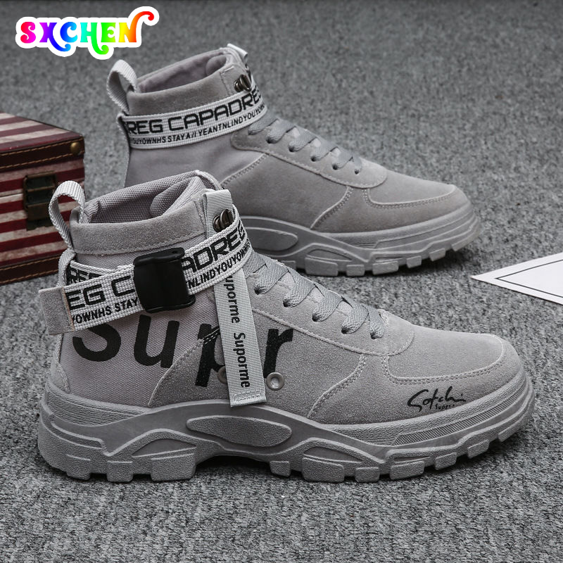 Exclusive discounts for SXCHEN New Men’s Shoes Martin Boots Trendy ...