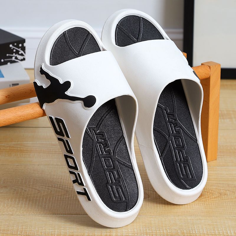 SXCHEN Men's Shoes Slippers Indoor Slippers Man's Sports Outdoor Non-slip Couple Home Bathroom Sandals and Slippers Men and Women Slippers Basketball Unisex Lovers Gift Fashion Shoe Student