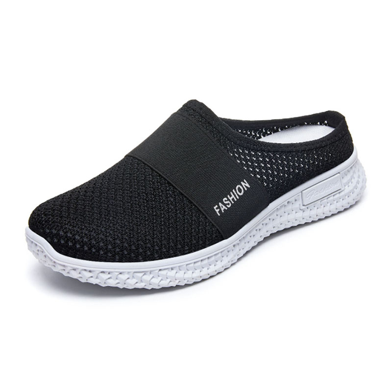 SXCHEN Women's Shoes Slippers Mules New Breathable Semi-trailer Slip-on Slippers Mesh Light Casual Shoes Women Shoes Mom Shoe Latest Shoes Girl Outdoor Unisex Lovers Gift Party Office Breathable