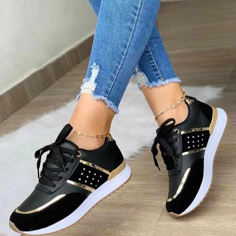 SXCHEN Women's Shoes Sneakers Ladies Shoes American Thick Bottom Color Matching Sports Shoes Casual Low Top Sports Shoes Party Office Girl Mom Shoe Lovers Gift Latest Shoes Wedge Shoes Ladies