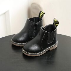 SXCHEN Kids Shoes Children's Unisex Martin Boots Boy English Single Boots Short Boots Boys Boutique Children's Boots Baby Leather Boots Martin Boots Girl Short Boots Fashion Boots School Shoes Anti-sl