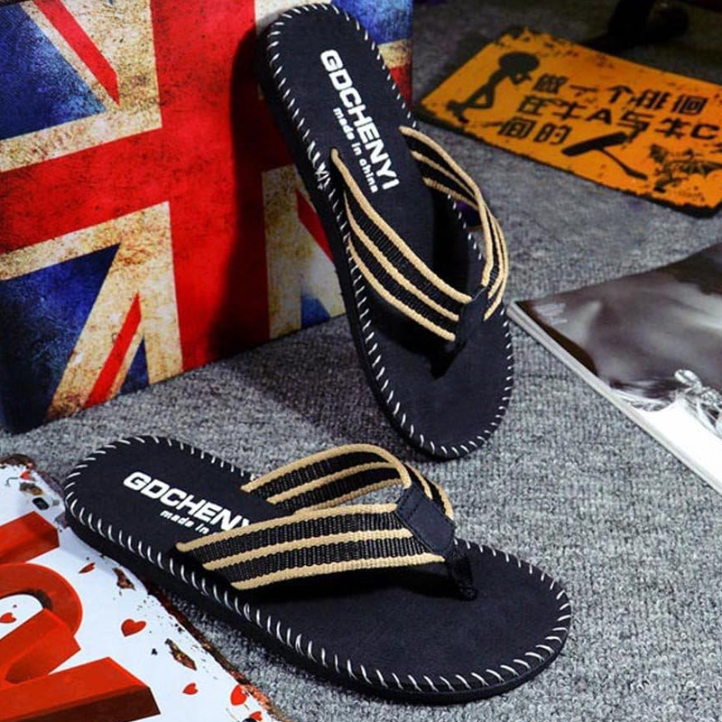 SXCHEN New Men's Shoes Light Flip Flops Boy Summer Slippers High Quality Beach Sandals Durable Fashion Man Non-Slip Slippers Casual Unisex Air Force Shoe Rack  Ladies Men and Women Dad Gift Casual