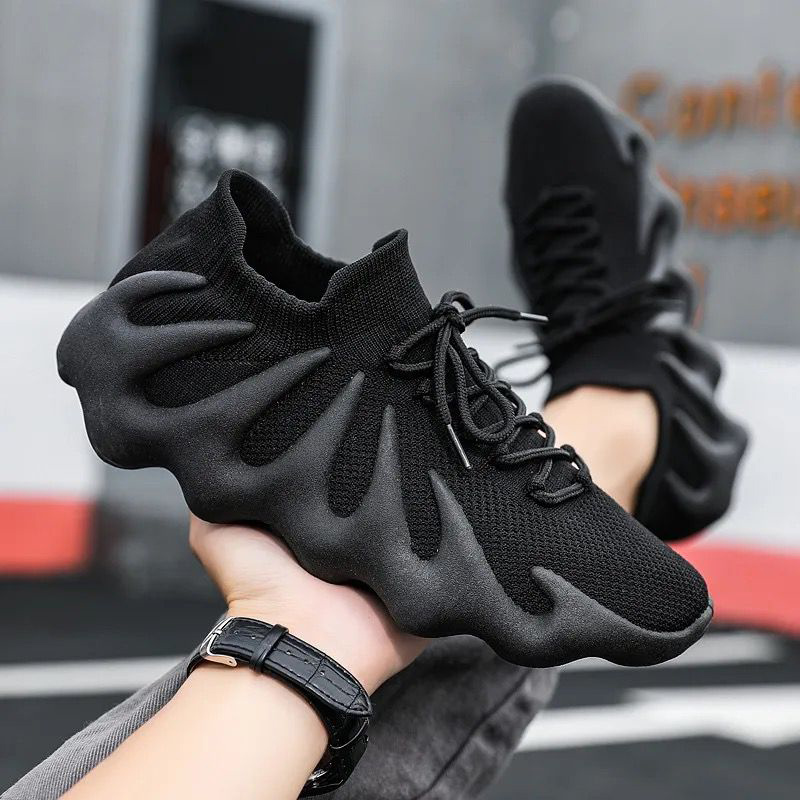 Men's Shoes Sneakers New Summer Octopus Men's and Women's Shoes Couples Mesh Casual Shoes Running Sneakers Socks Shoes Korean Style Versatile Sneakers