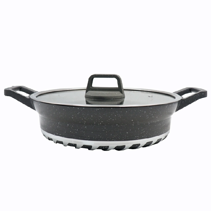 【 Promotion】TC 10PCS Cookware  Set Cooking Pots Non Stick Sufuria (5pcs Pot Covers + 5pcs Pots)