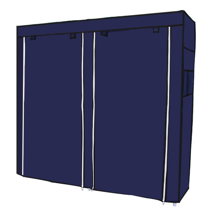 118*30*120cm  2 Columns 6- layers  Non-woven Cloth Shoe Rack Portable Shoe Rack