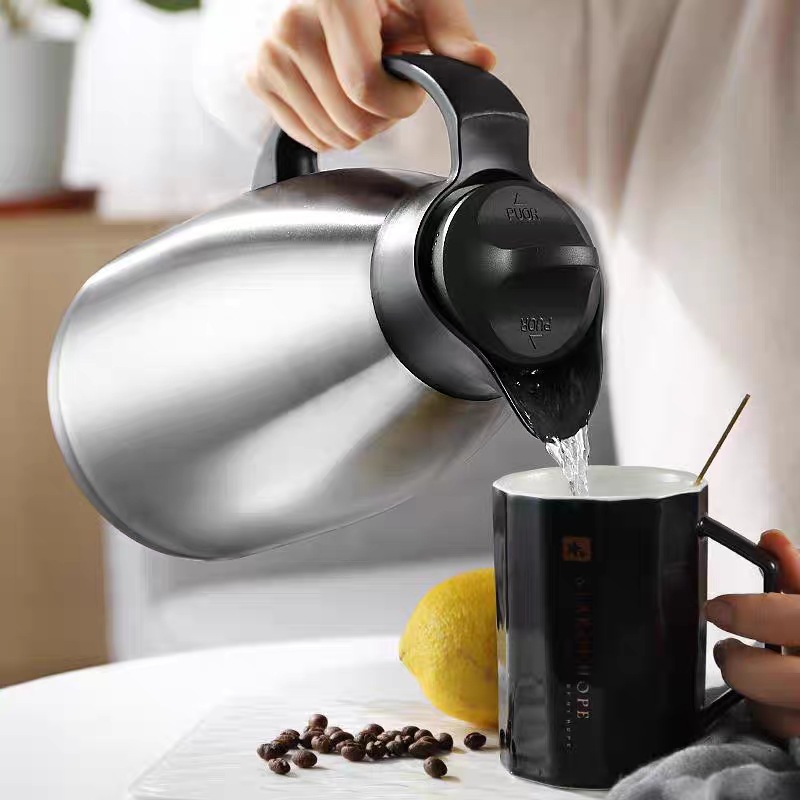 【Promotion】ALWAYS  2L/2.5L /3L/3.5L Stainless Steel Vacuum Jug Coffee Pot Vacuum Flask