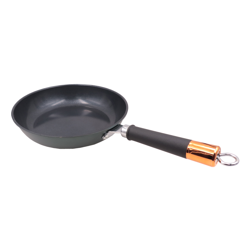 TC 26CM  Black Non-Stick  Fry Pan with Plastic Handle Cooking Pots Sufuria Suitable for Induction Cooker