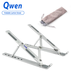 Qwen N3 Aluminum Alloy Laptop Stand Computer Stand Laptop Holder Tablet Holder Mounts Silver