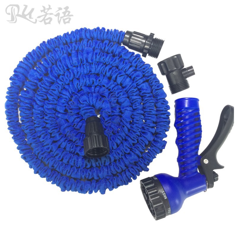 25-150FT Expandable Garden Hose Pipe with 7 in 1 Spray Gun To water the flowers Car Wash as picture
