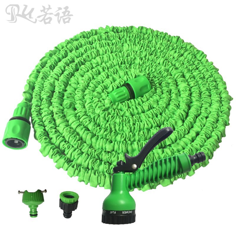 25-150FT Expandable Garden Hose Pipe with 7 in 1 Spray Gun To water the flowers Car Wash as picture