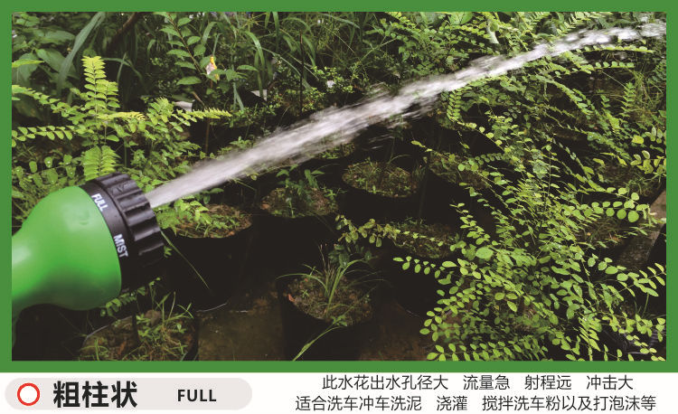 25-150FT Expandable Garden Hose Pipe with 7 in 1 Spray Gun To water the flowers Car Wash as picture