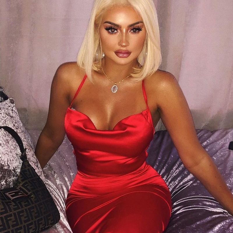 Women bodycon long midi dress sleeveless backless elegant party outfits sexy club clothes vestido