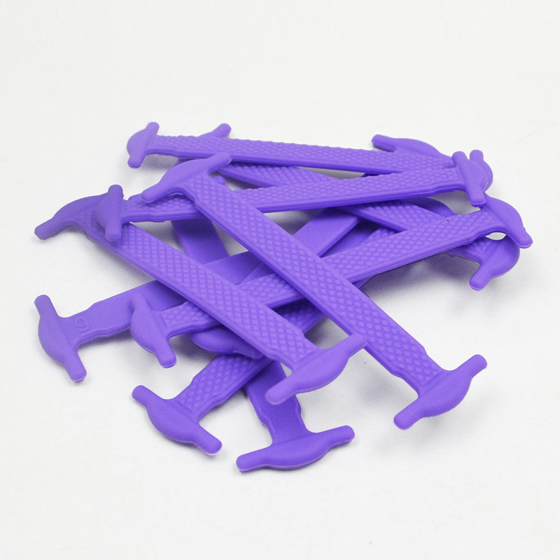 Karen's shop Tie-free sports and leisure colored silicone shoelaces