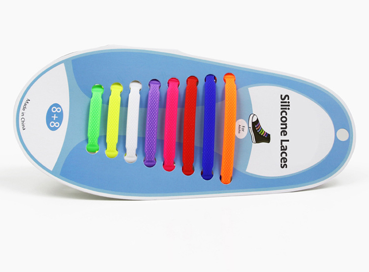 Karen&apos;s shop Non-binding and non-binding sports and leisure color shoelaces