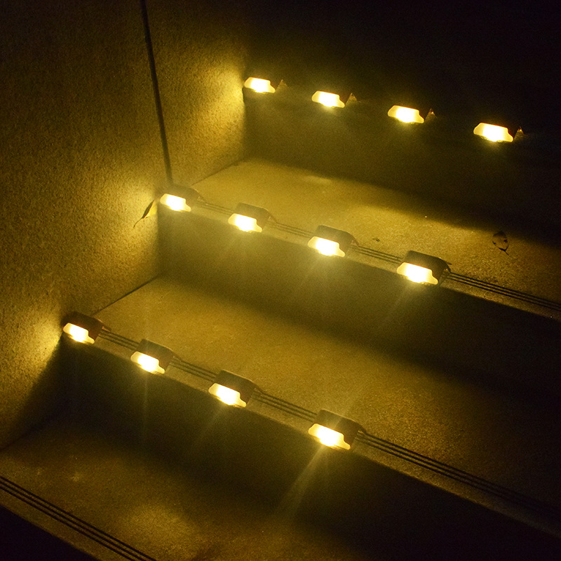 Solar Railing Light Stair Light Outdoor Waterproof LED Step Light Garden Decoration Landscape Light