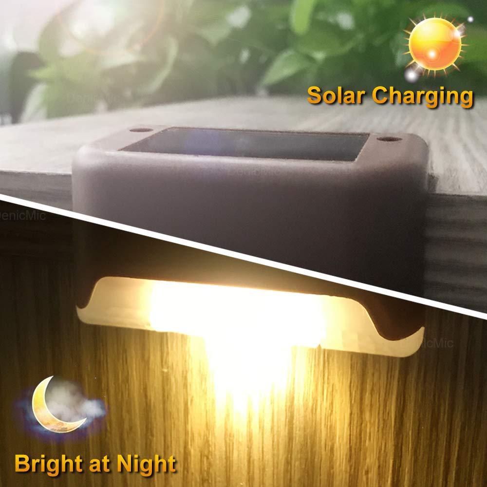 Solar Railing Light Stair Light Outdoor Waterproof LED Step Light Garden Decoration Landscape Light