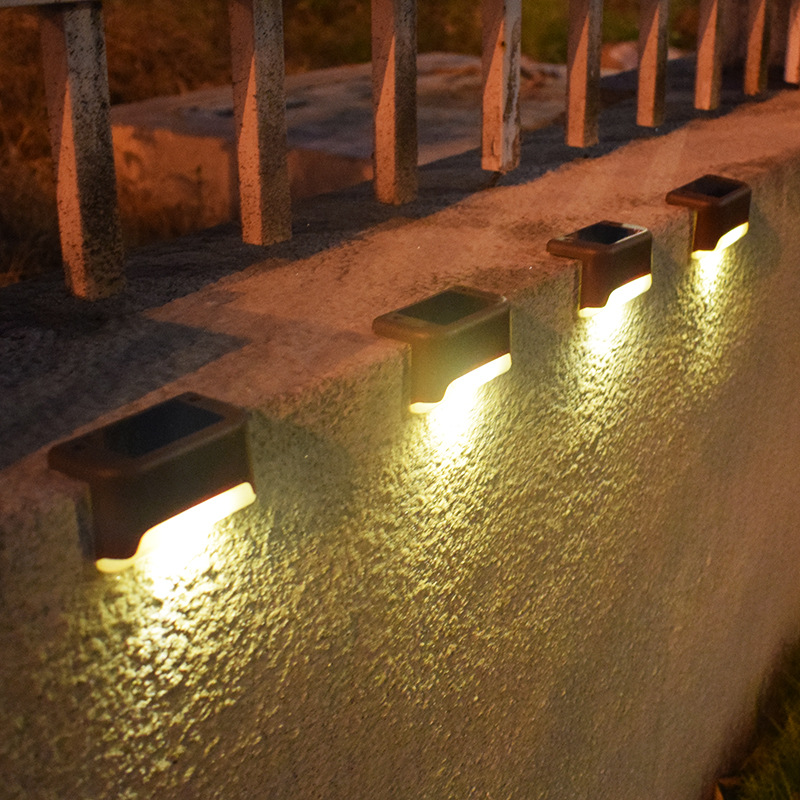 Solar Railing Light Stair Light Outdoor Waterproof LED Step Light Garden Decoration Landscape Light