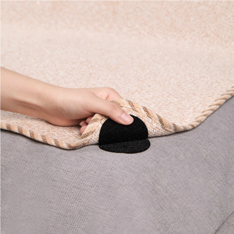5pcs bed fixer sofa non-slip Velcro home stealth anti-running table cloth floor mat buckle