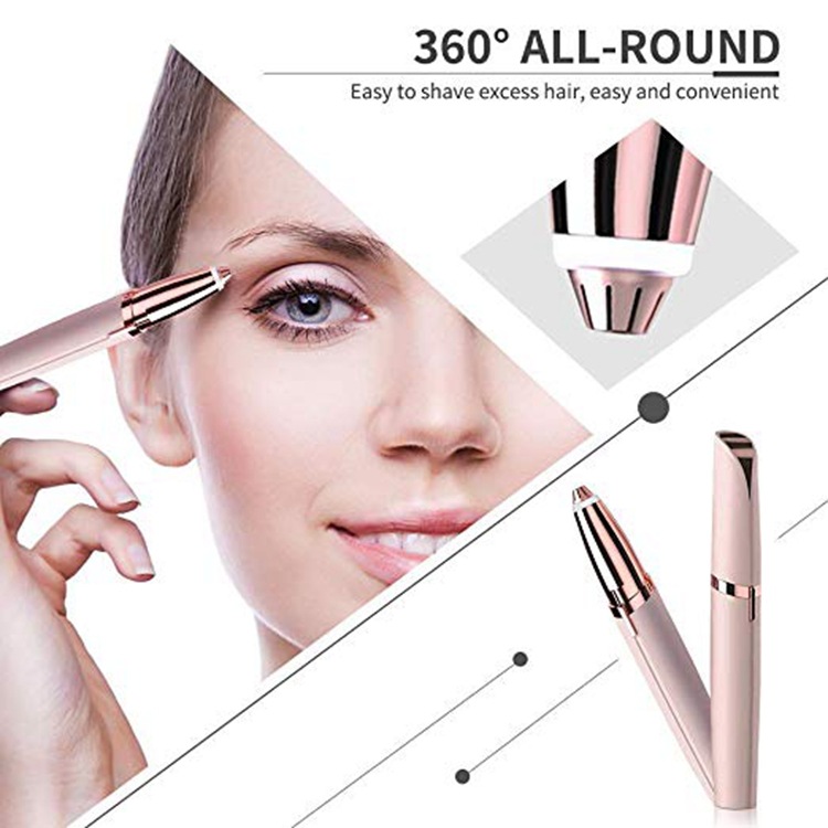 Eyebrow trimmer epilator lipstick lipstick eyebrow razor instant painless razor epilator portable