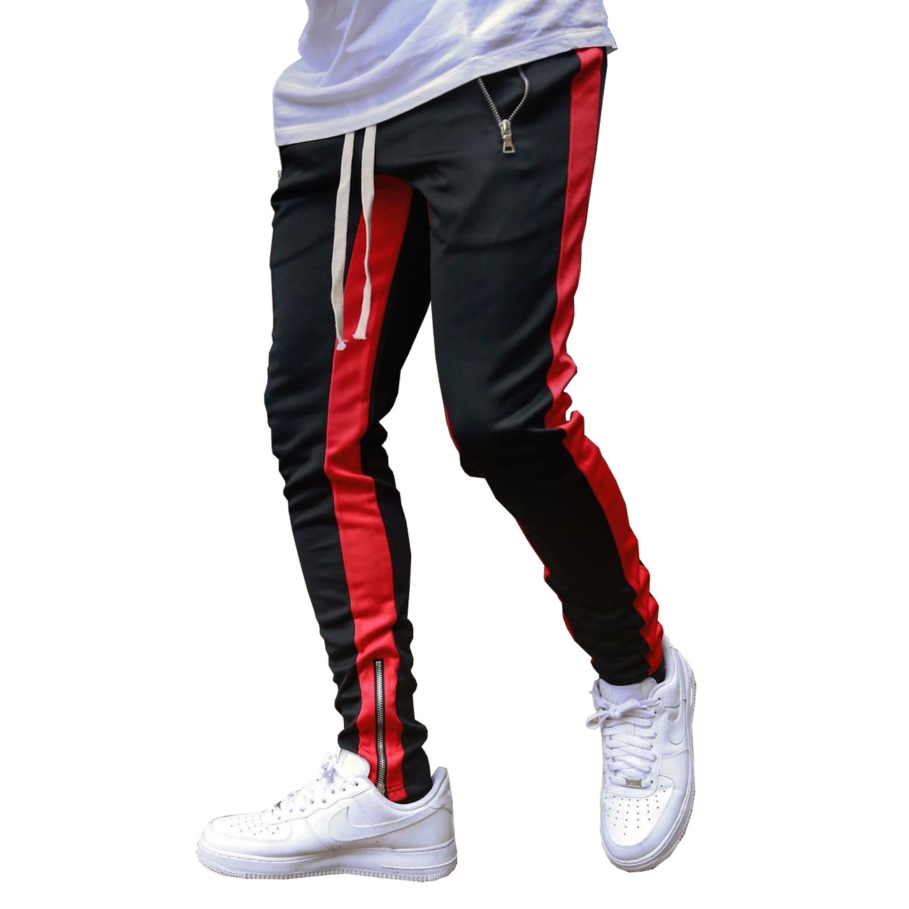 Mens Joggers Casual Pants Fitness Men Sportswear Tracksuit Bottoms Skinny Sweatpants Trousers