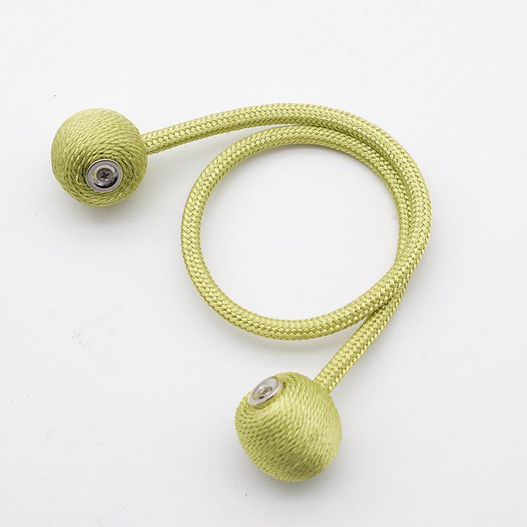 2Pcs Magnetic Curtain Tieback Buckle Clip Curtain Tieback Polyester Decorative