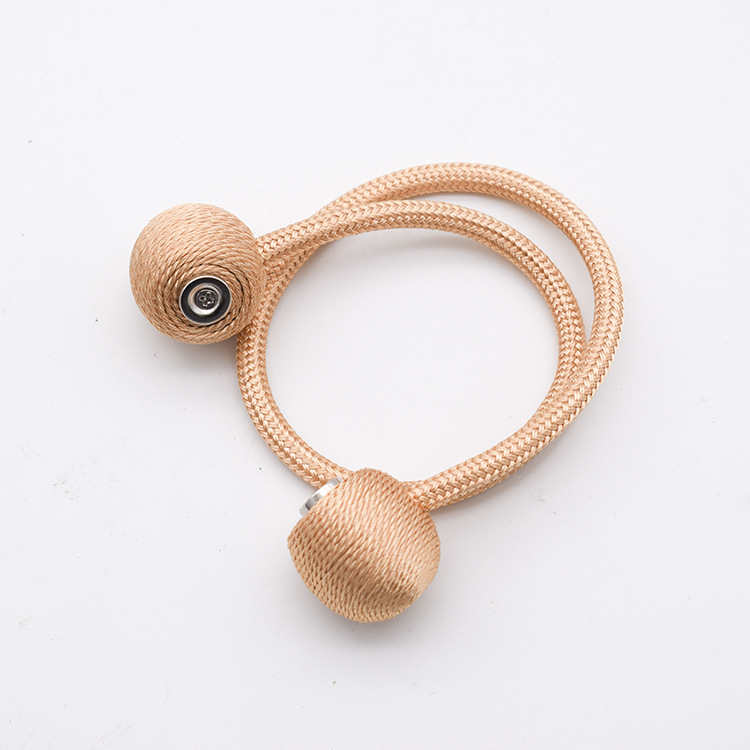2Pcs Magnetic Curtain Tieback Buckle Clip Curtain Tieback Polyester Decorative