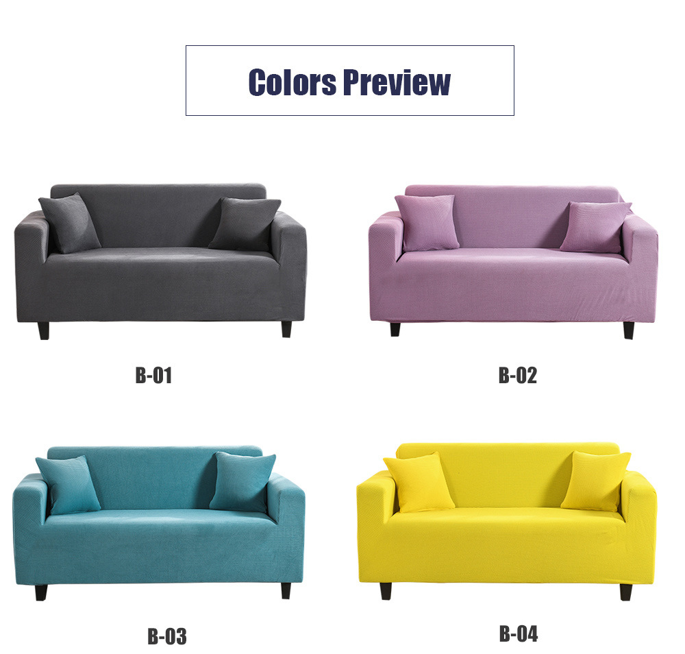 【 New Year】Sofa cover corn grid corn kernels all-inclusive non-slip sofa cover