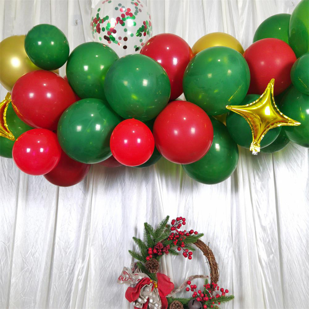119pcs Christmas Balloon Set Merry Christmas Party Decorations