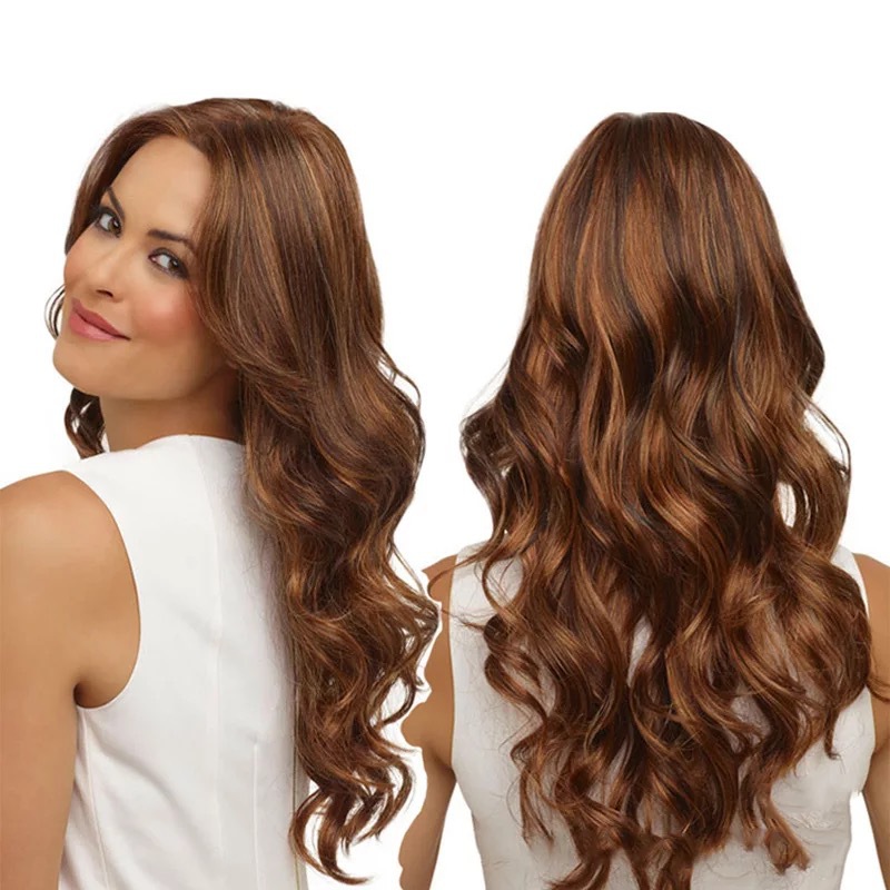 Valentine gifts Karen&apos;s shop African new fashion wig lady mid-length roll