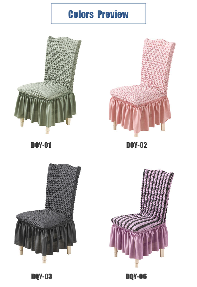 1/2/4pcs Chair Cover  Slipcover Protector Case Stretch for Kitchen Chair Seat Hotel Banquet Elastic