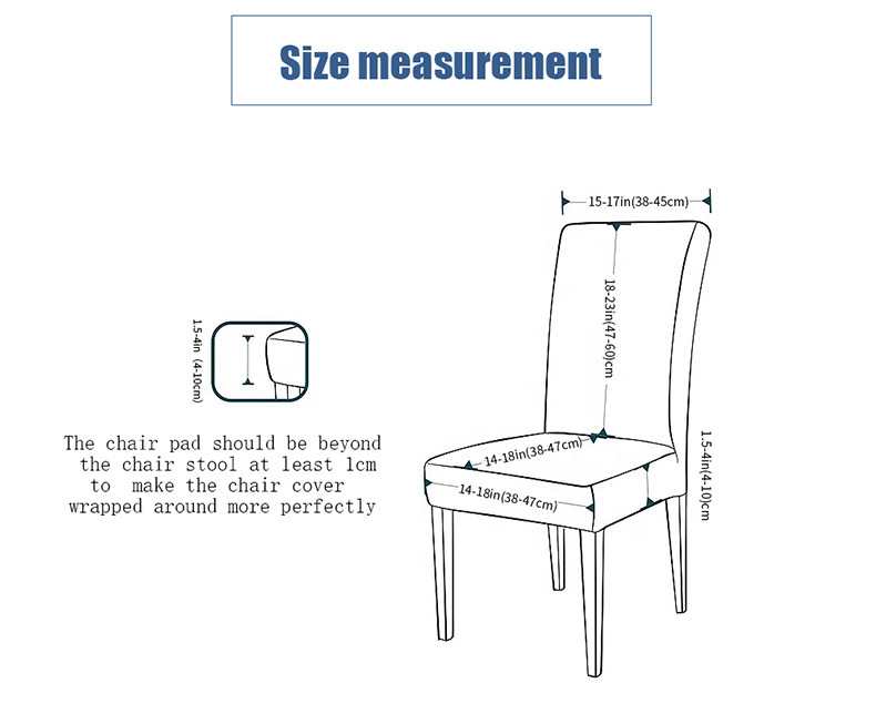 1/2/4pcs Chair Cover  Slipcover Protector Case Stretch for Kitchen Chair Seat Hotel Banquet Elastic