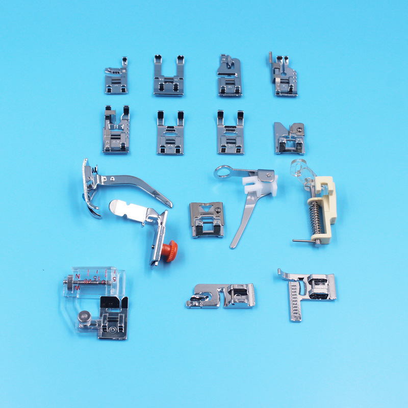 16pcs Type B Sewing Machine Presser Foot Feet Kit Set Sewing Machines Foot Tools Accessory