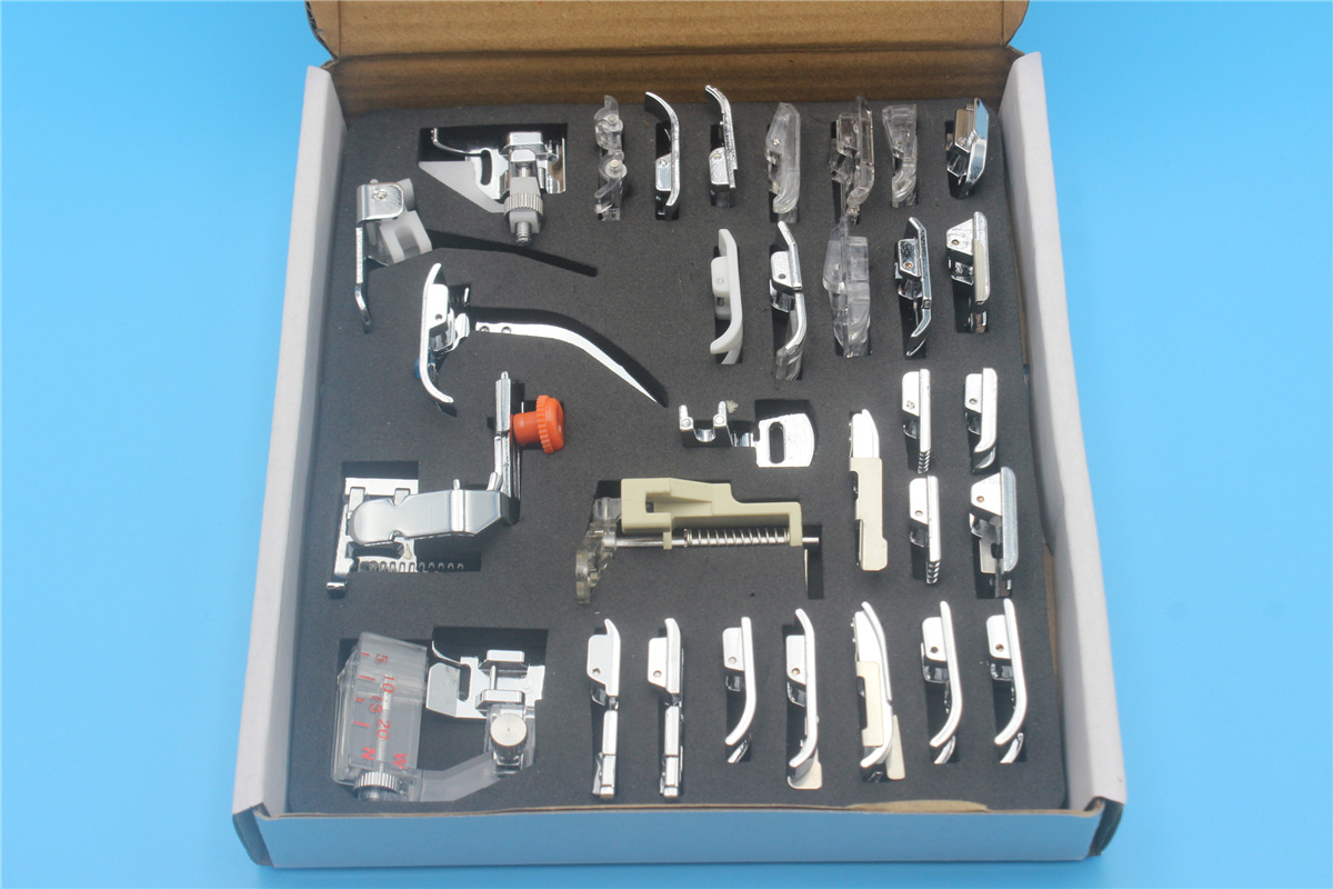 32pcs Sewing Machine Presser Foot Feet Kit SetSewing Machines Foot Tools Accessory Sewing Tool