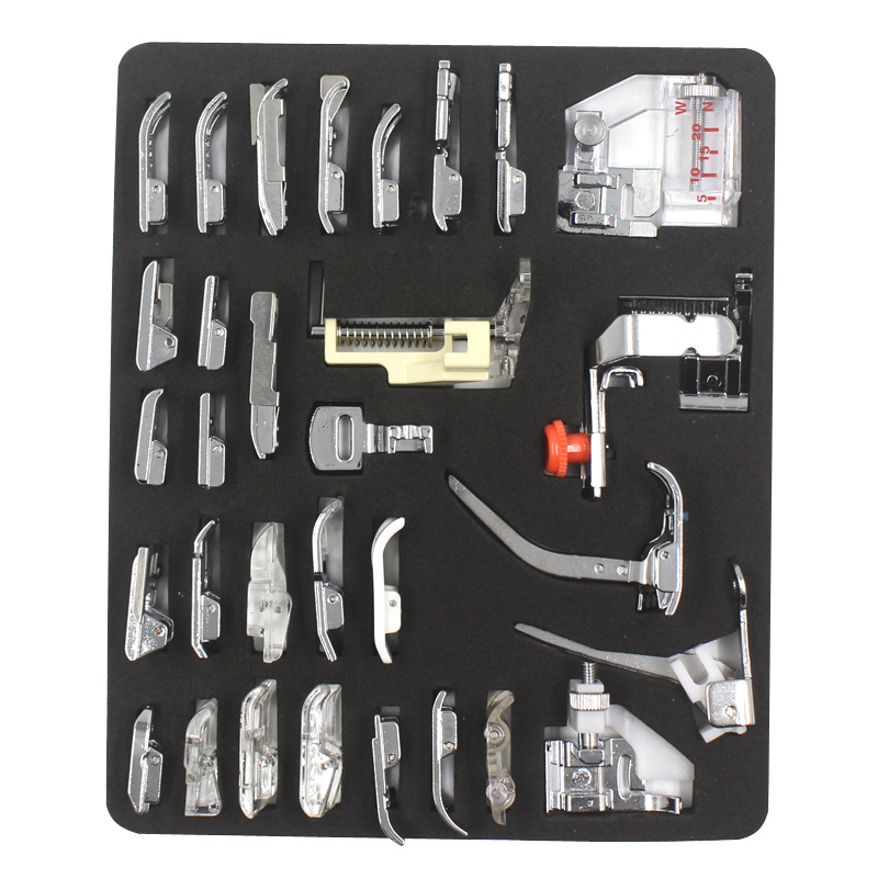 32pcs Sewing Machine Presser Foot Feet Kit SetSewing Machines Foot Tools Accessory Sewing Tool