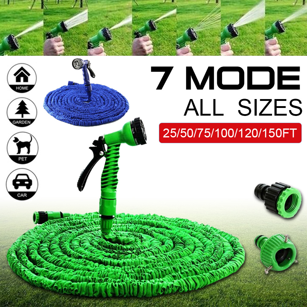 Garden Hose Pipe Water Hose Expandable Magic Hose 7 Patterns Water Gun Foam Pot Big Promotion