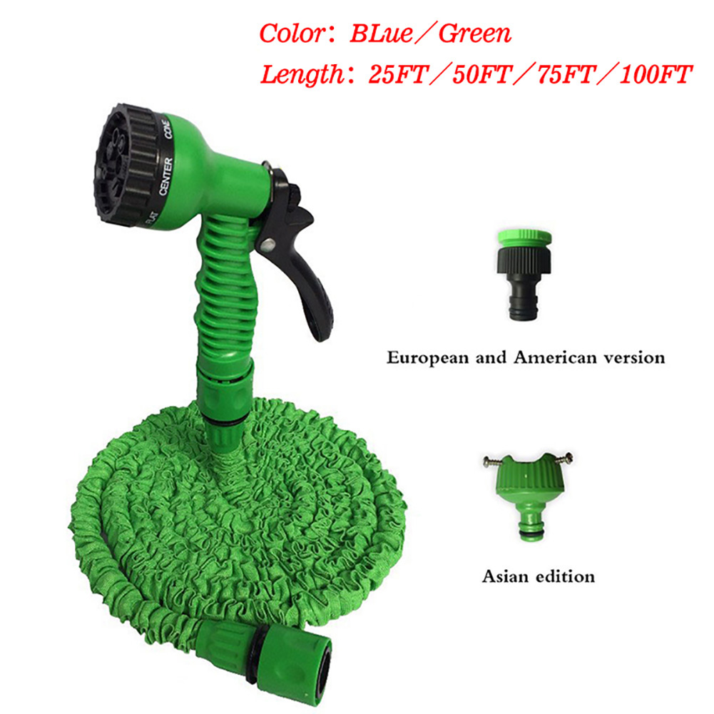 Garden Hose Pipe Water Hose Expandable Magic Hose 7 Patterns Water Gun Foam Pot Big Promotion