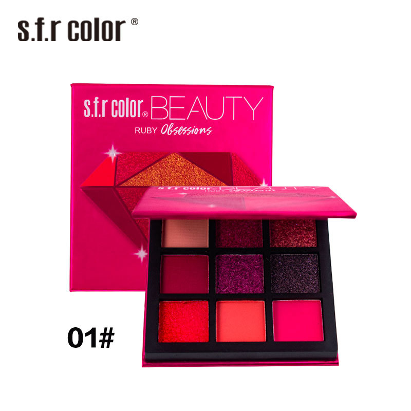 9 Color matte Eyeshadow Eye Makeup  Powder Shimmer Eye Shadow Make up Palette Cosmetics