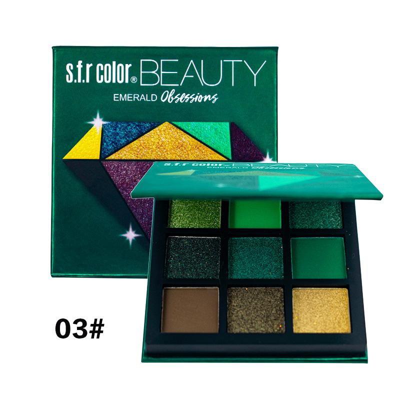 9 Color matte Eyeshadow Eye Makeup  Powder Shimmer Eye Shadow Make up Palette Cosmetics