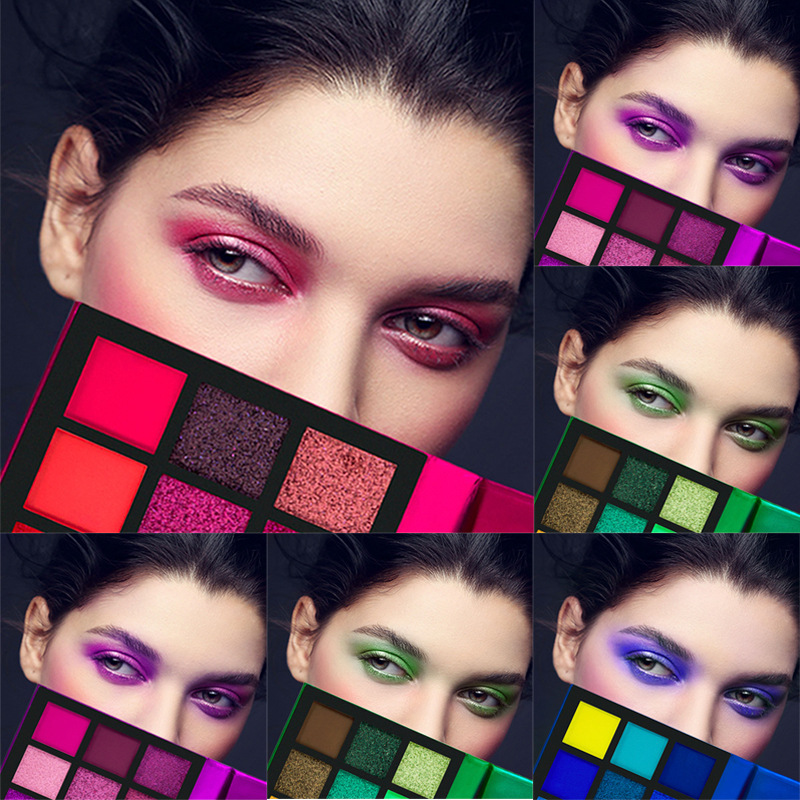 9 Color matte Eyeshadow Eye Makeup  Powder Shimmer Eye Shadow Make up Palette Cosmetics