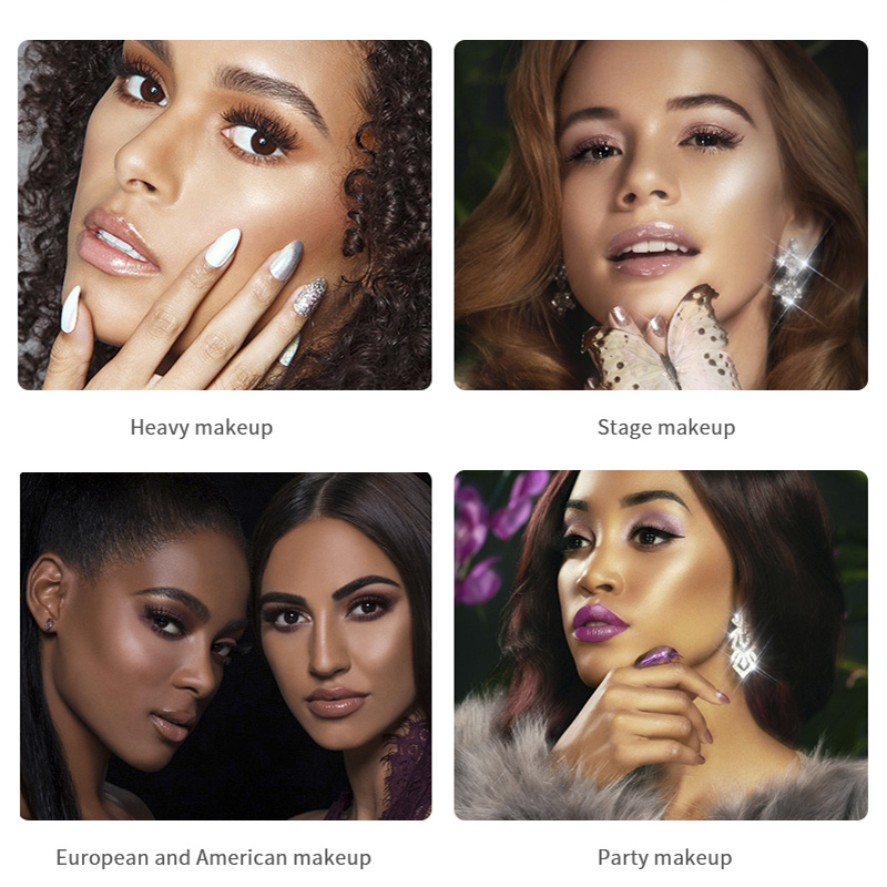 【Free Gifts】10 Pairs 3D False Eyelashes Eyelash Wispy Lashes Variety Extension Natural Makeup Tool