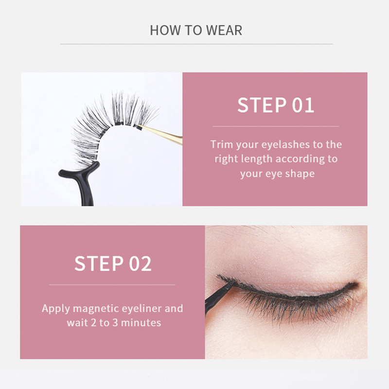 【Free Gifts】10 Pairs 3D False Eyelashes Eyelash Wispy Lashes Variety Extension Natural Makeup Tool