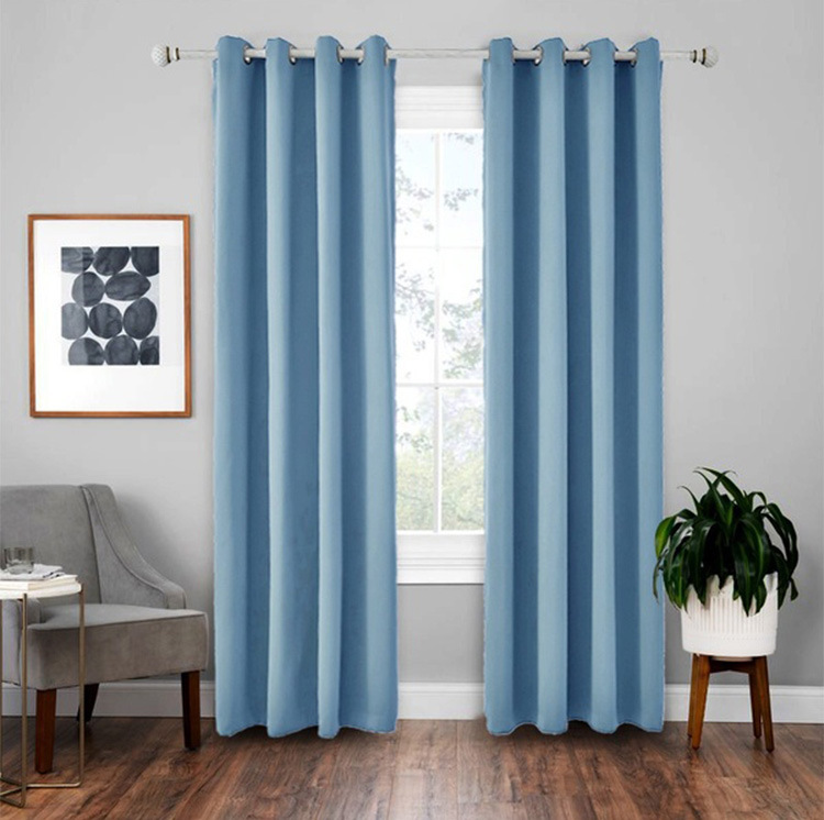 1Pcs  Blackout Curtains Window Blinds Finished Drapes Window Blackout Curtains Living room