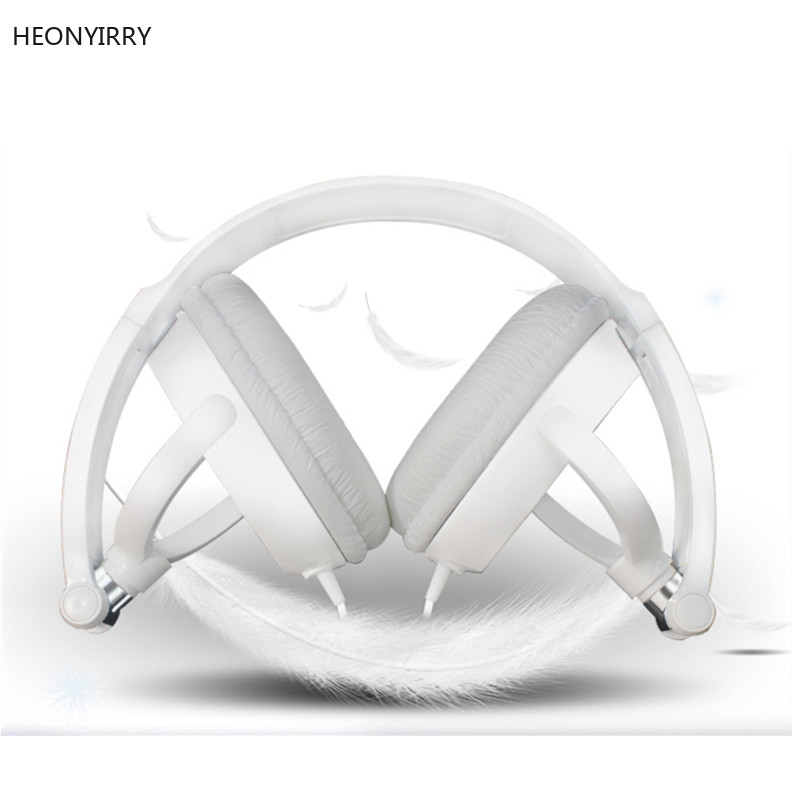 Wired Headphones With Microphone Over Ear Headsets Bass HiFi Sound Music Stereo Earphone For Sony