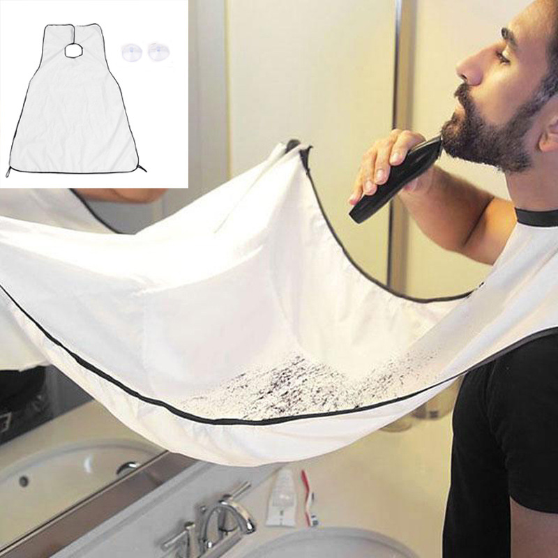Waterproof Floral Cloth Man Beard Bathroom Black Beard Household Cleaning Tools &amp; Accessories