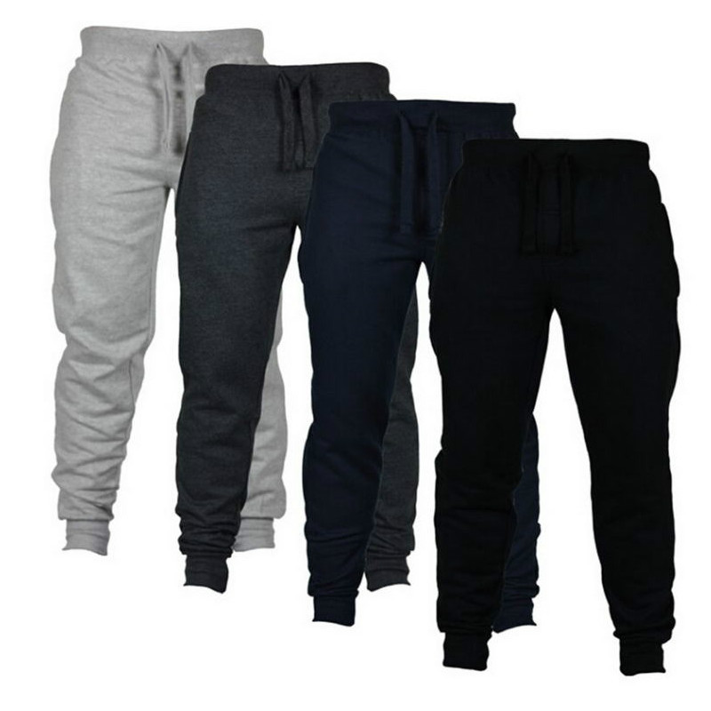 Mens Joggers Casual Pants Fitness Men Sportswear Tracksuit Bottoms Skinny Sweatpants Trousers
